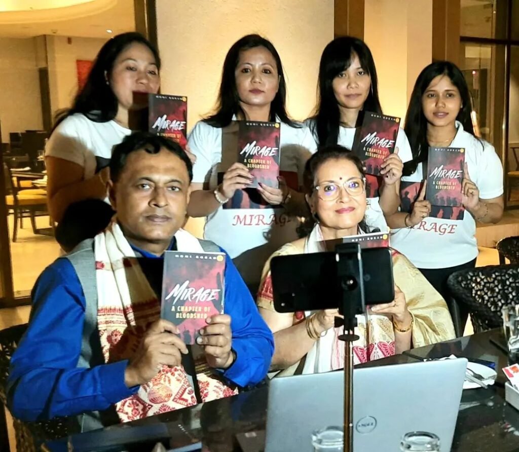 momi borah novel launch by national best actress india awardee mrs. malaya goswami